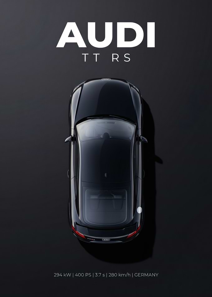 Audi TT RS Top View