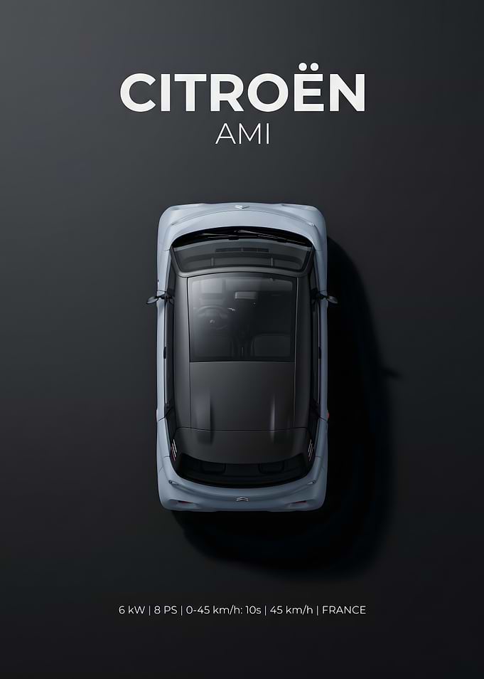 Citroƫn Ami Top-Down View