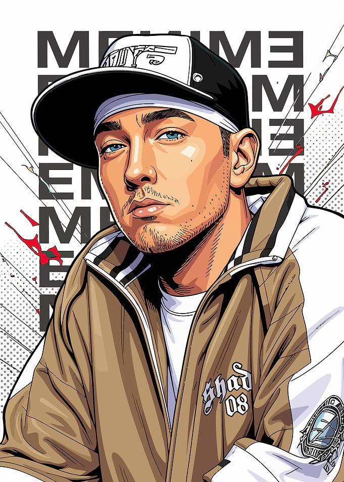 Eminem 'Shady 08' Portrait