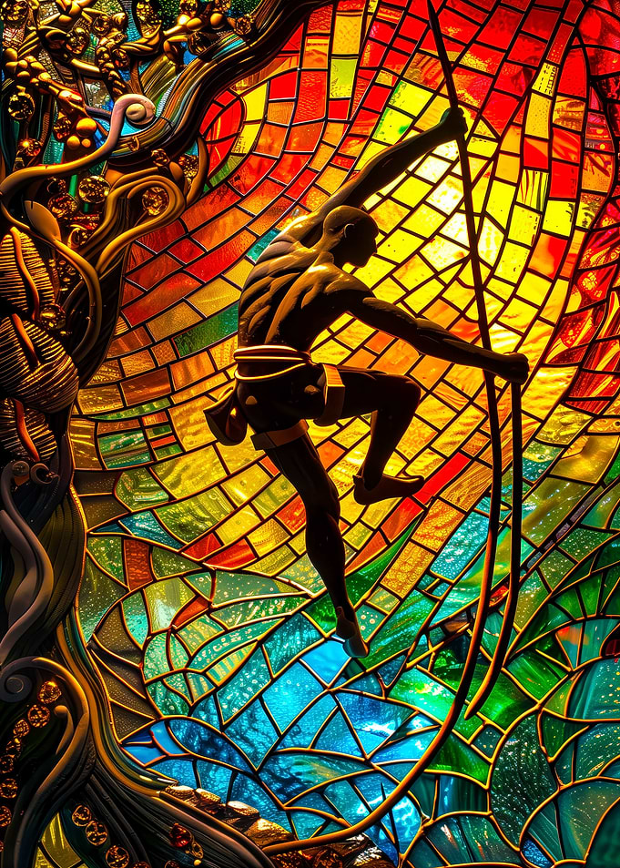Stained Glass Climber