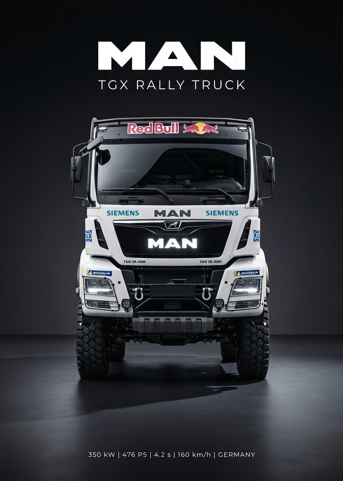 MAN TGX Rally Truck