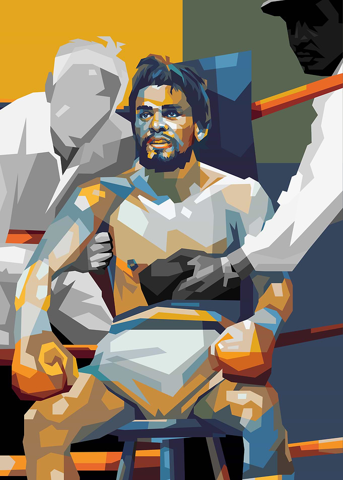 Boxer in Corner
