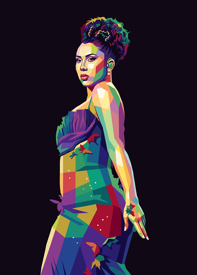 Pop Art Portrait of a Kali Uchis