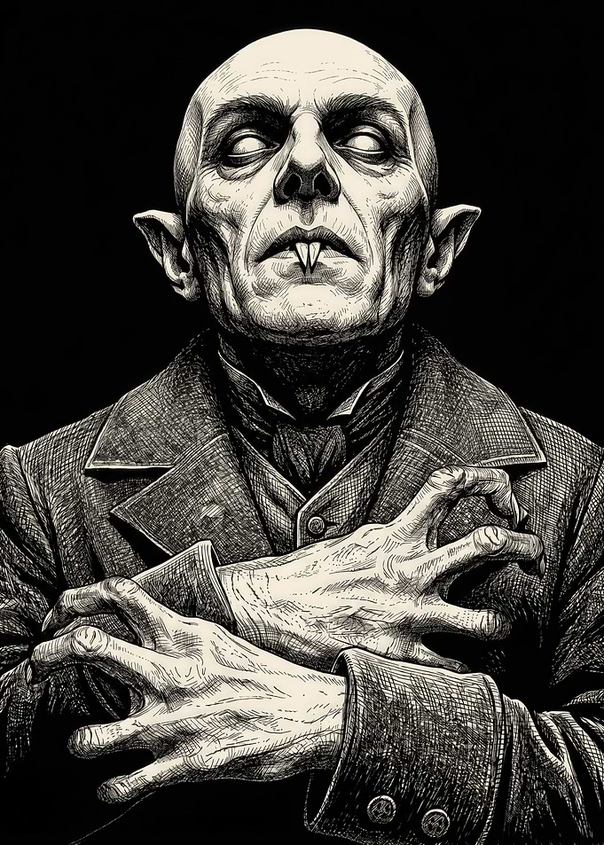 Nosferatu Vampire Portrait