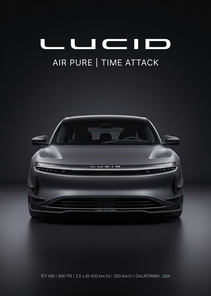 Lucid Air Pure Time Attack