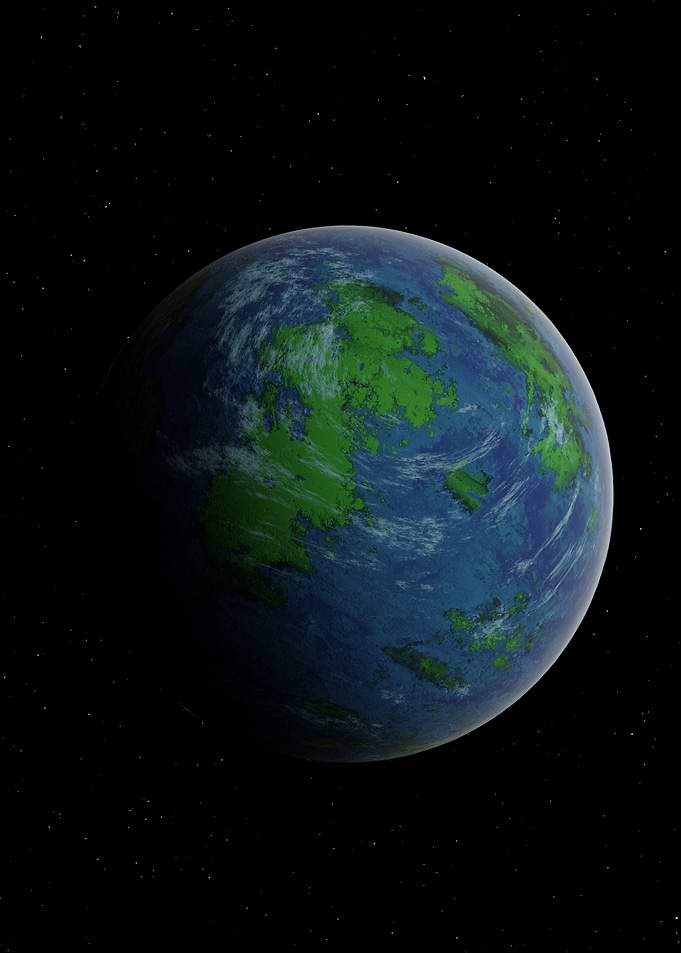 Alien Planet in Space
