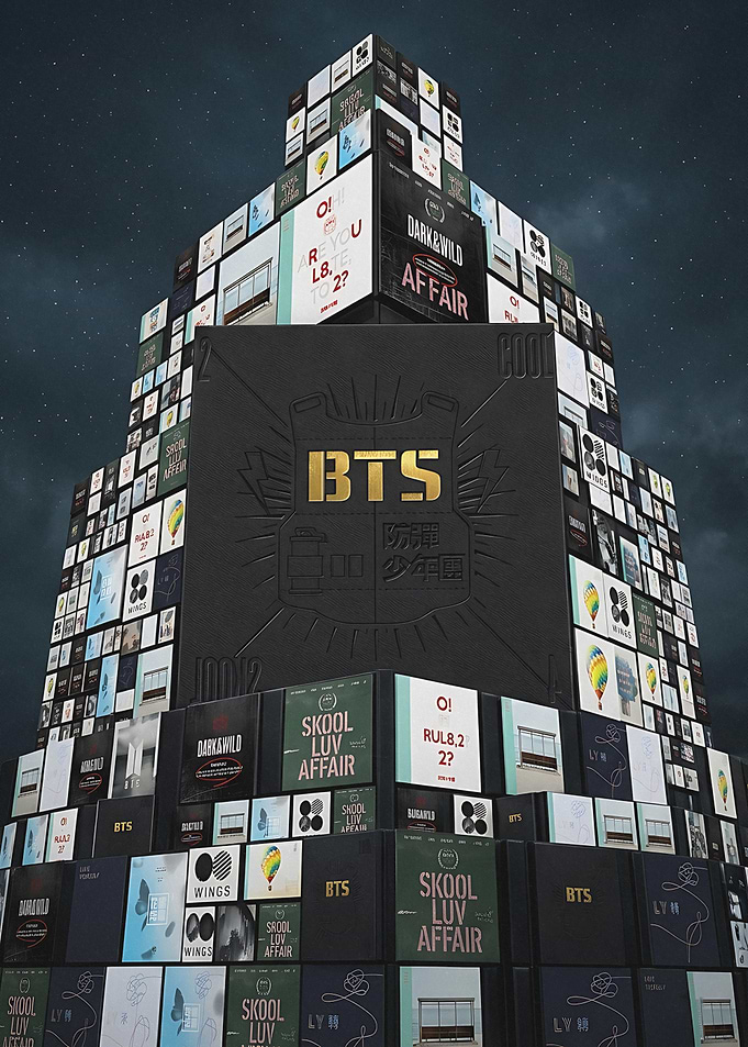 BTS Album Tower