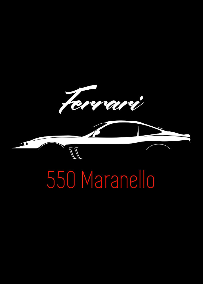 Ferrari 550 Maranello Silhouette