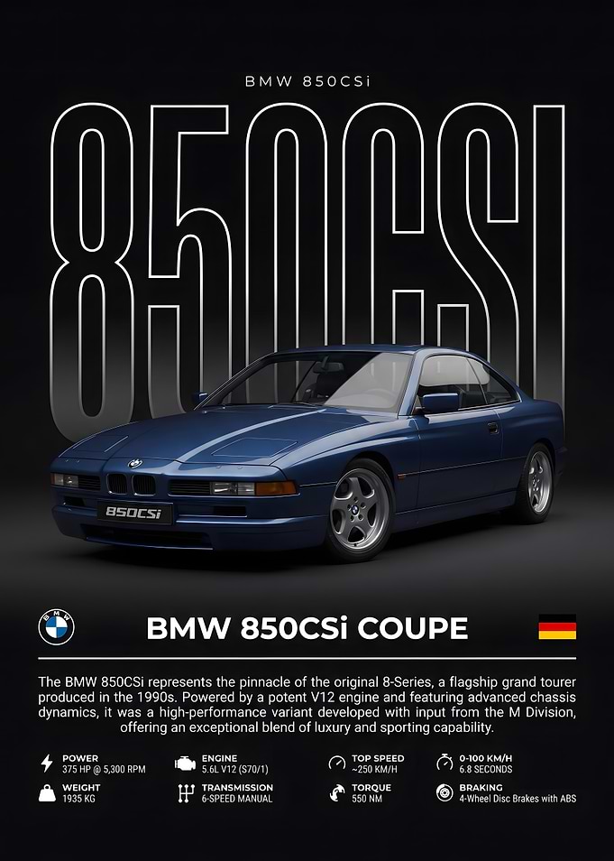 BMW 850CSi Coupe