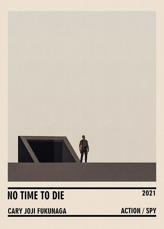 No Time to Die Minimalist Poster