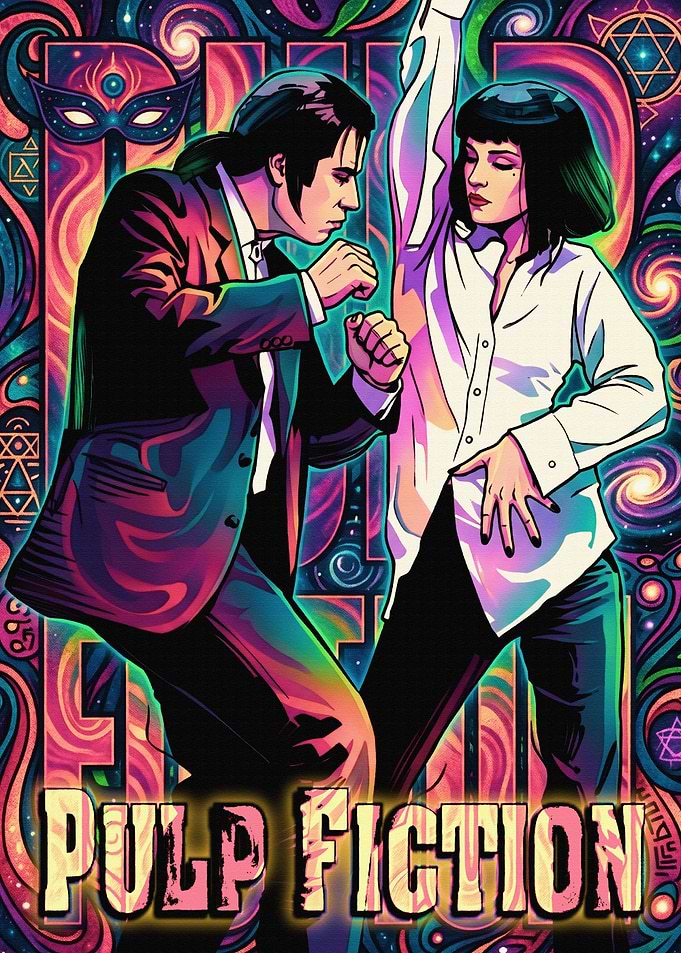Pulp Fiction Dance Poster