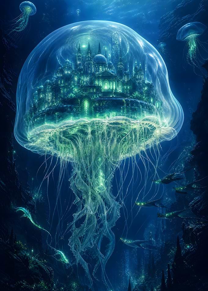 Underwater Jellyfish City