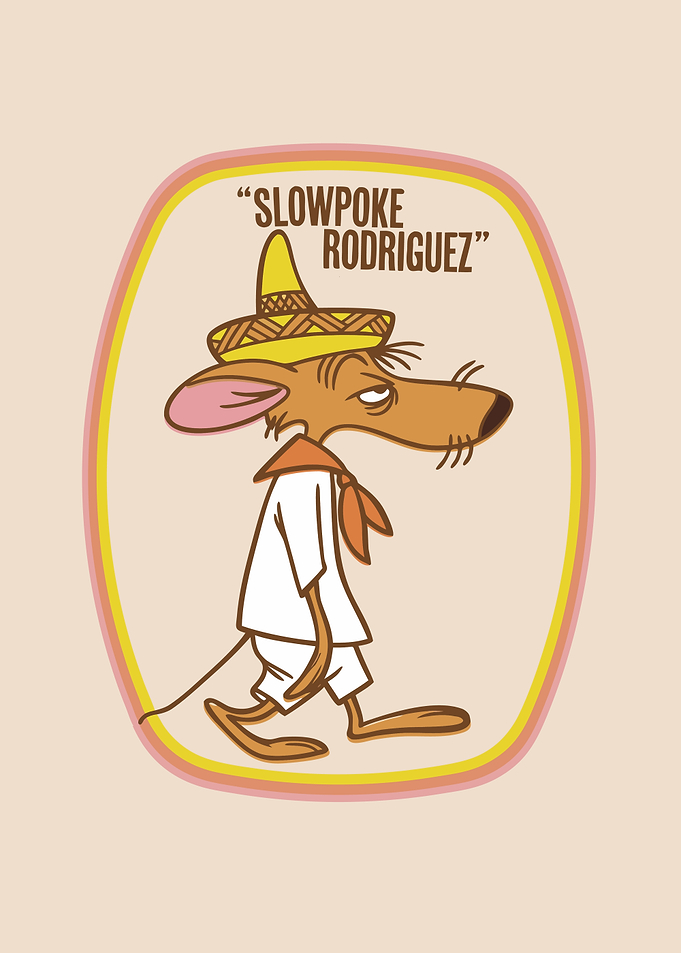 Slowpoke Rodriguez Cartoon