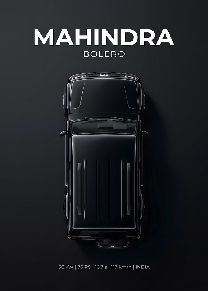 Mahindra Bolero Top View