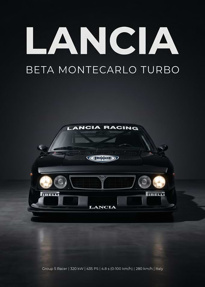 Lancia Beta Montecarlo Turbo Race Car
