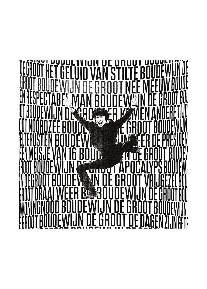 Boudewijn de Groot Text Art