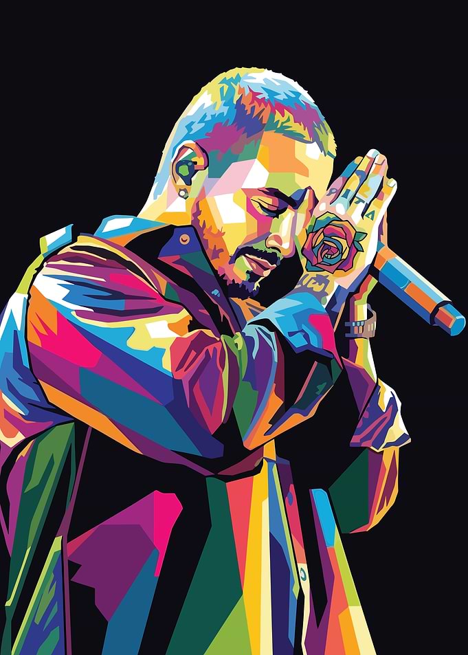 J Balvin Pop Art Portrait