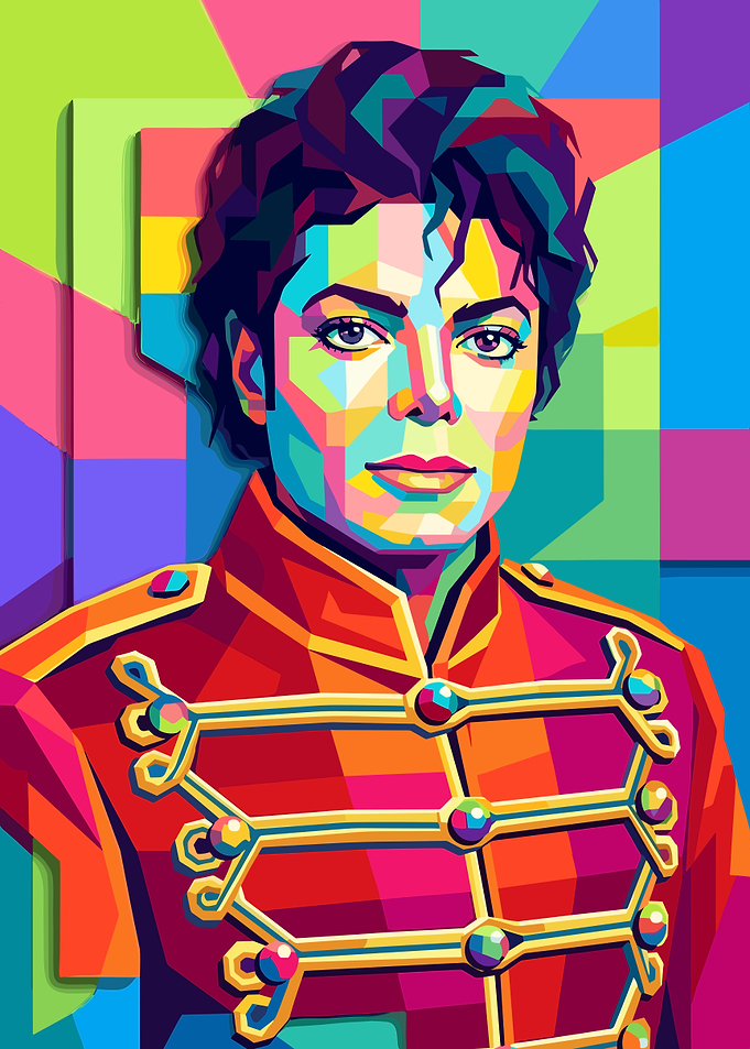 Michael Jackson Pop Art Portrait