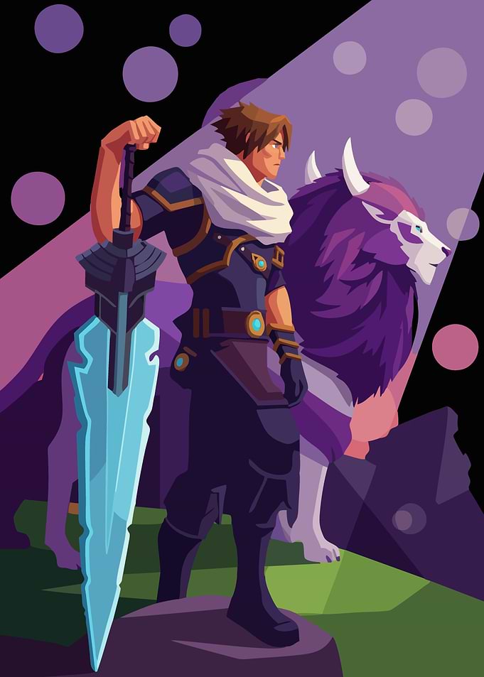 Garen and his loyal lion