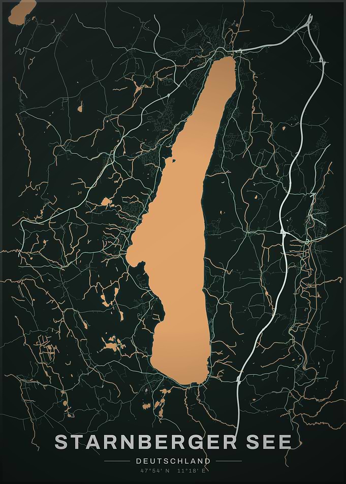 Starnberger See Map