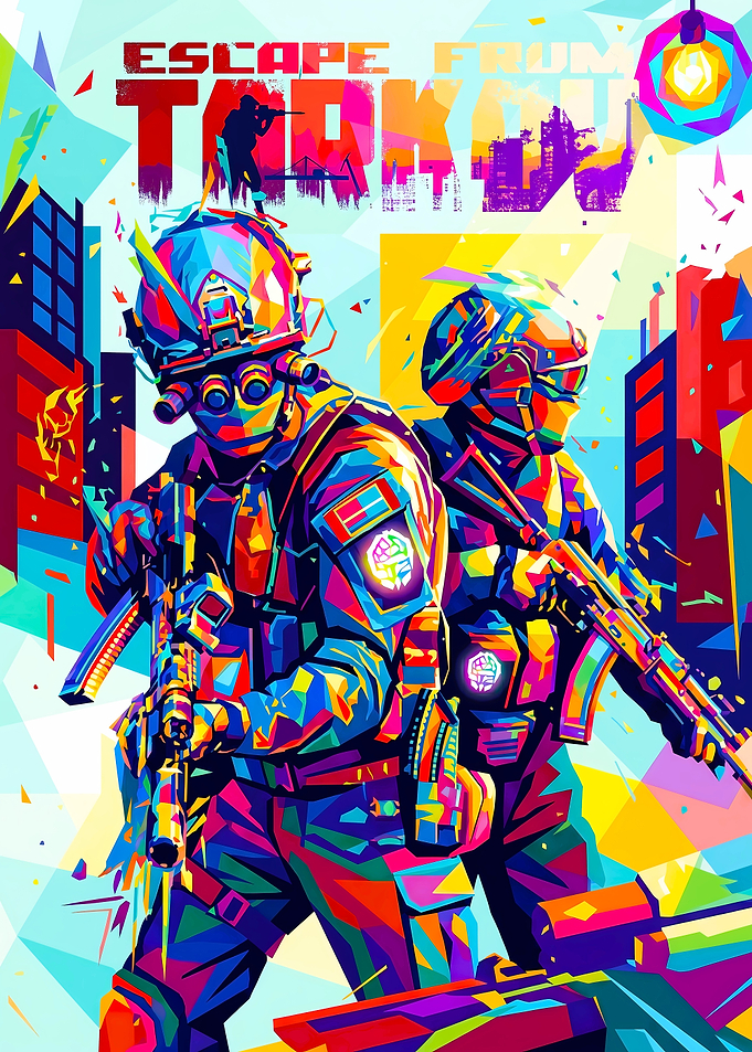 Escape From Tarkov Pop Art Poster