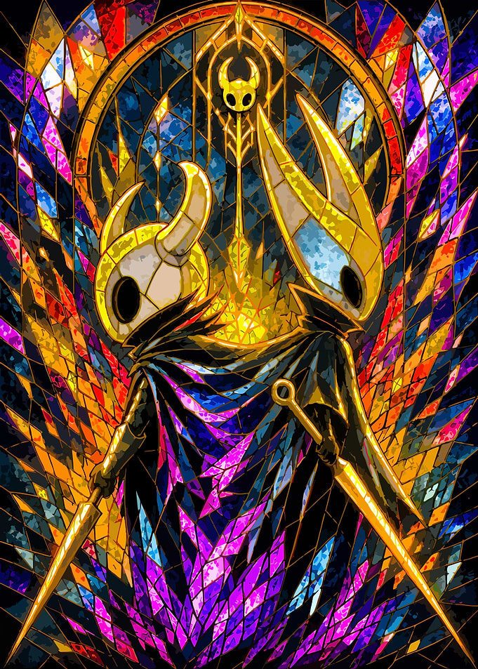 Hollow Knight Stained Glass