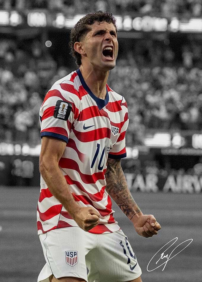Christian Pulisic Celebrates Goal
