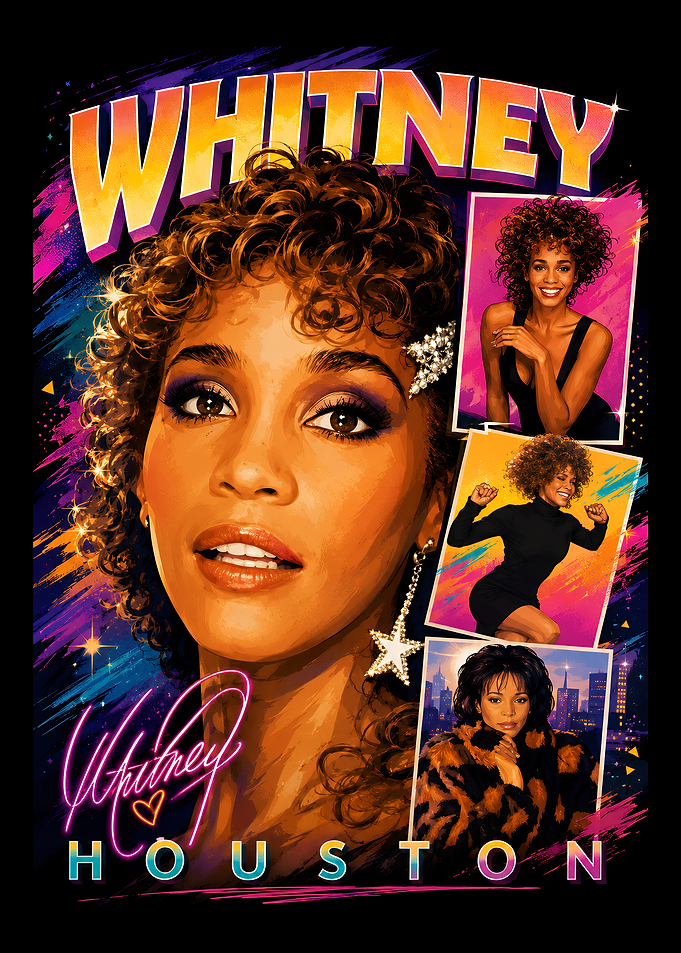 Whitney Houston Tribute Art