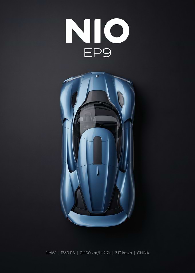 NIO EP9 Electric Sports Car
