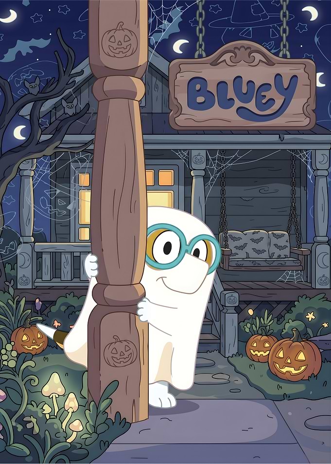 Bluey Halloween Ghost Costume