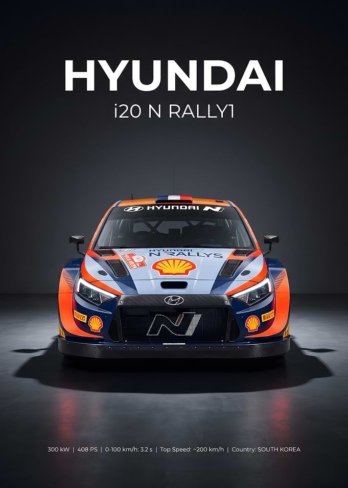 Hyundai i20 N Rally1 Car