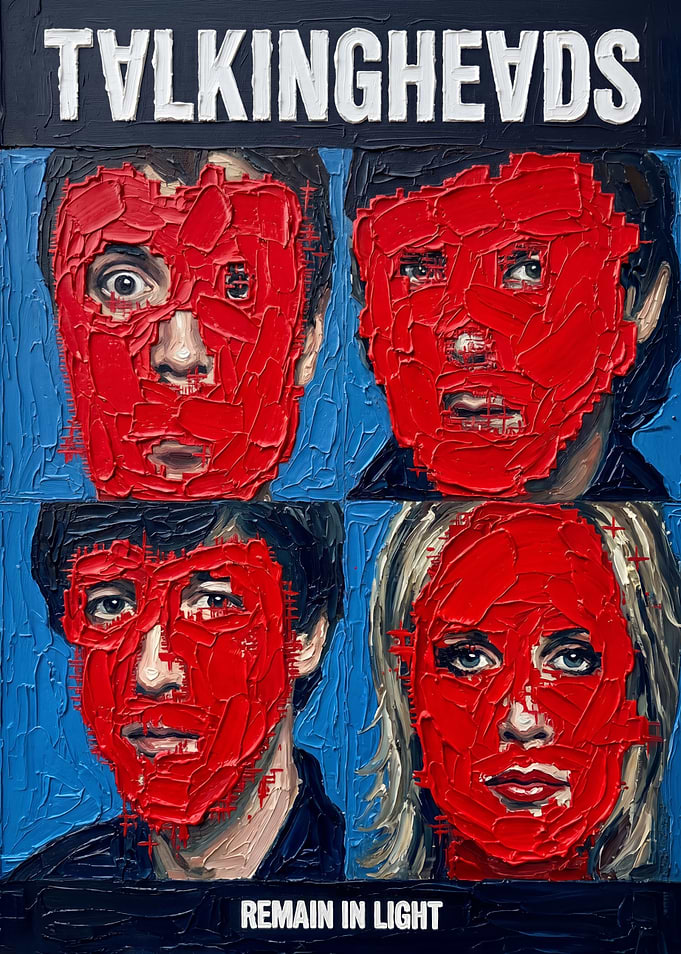 Remain in Light Album Cover Art Painting