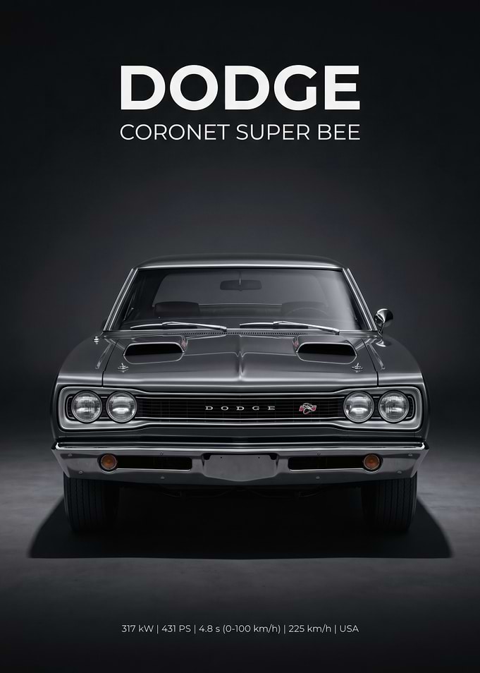 Dodge Coronet Super Bee Poster