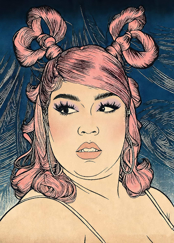 Pop Art Portrait of a Woman