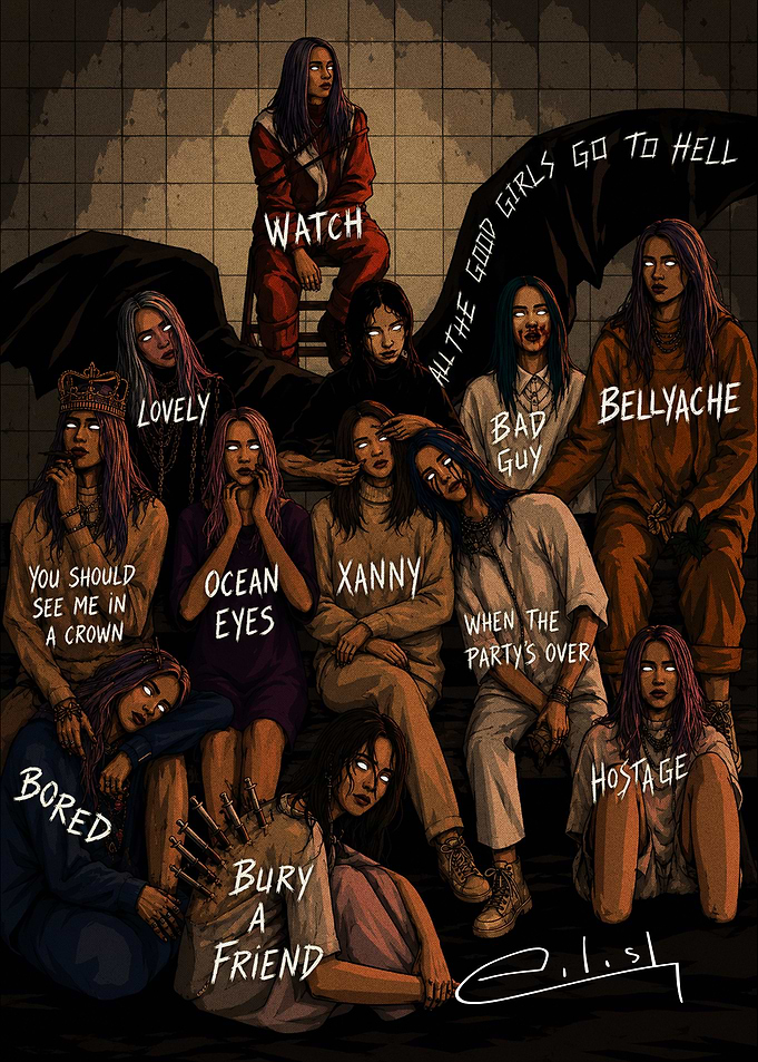 Billie Eilish Multiple Personas