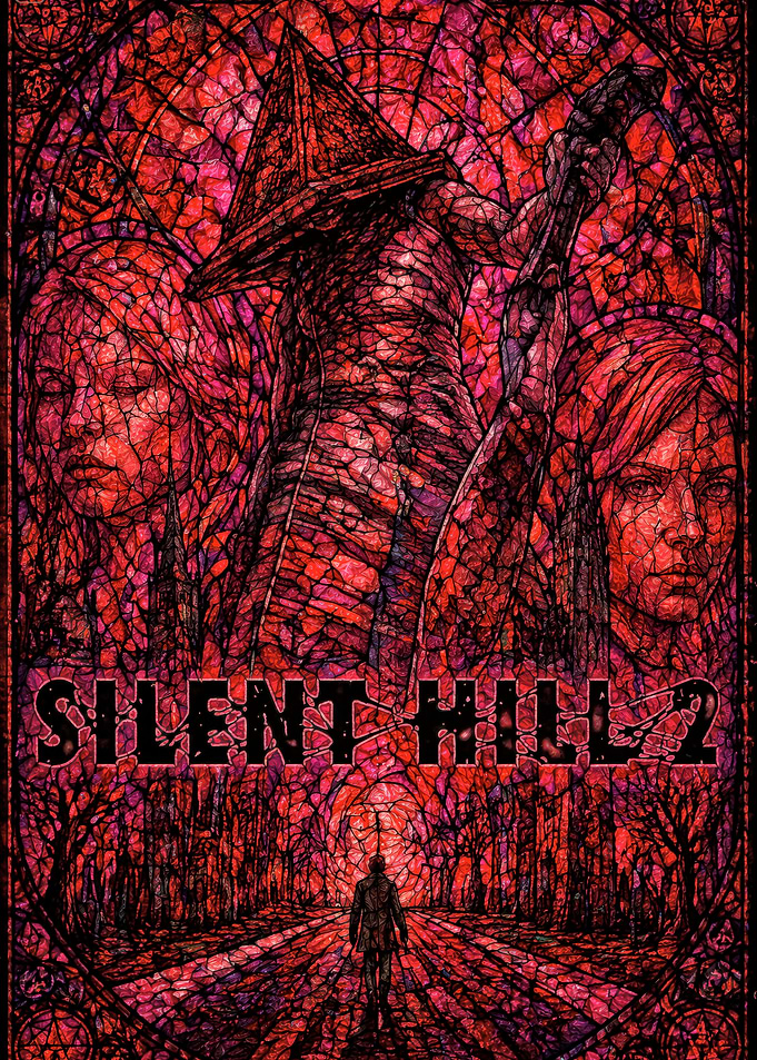 Silent Hill 2 Stained Glass Art