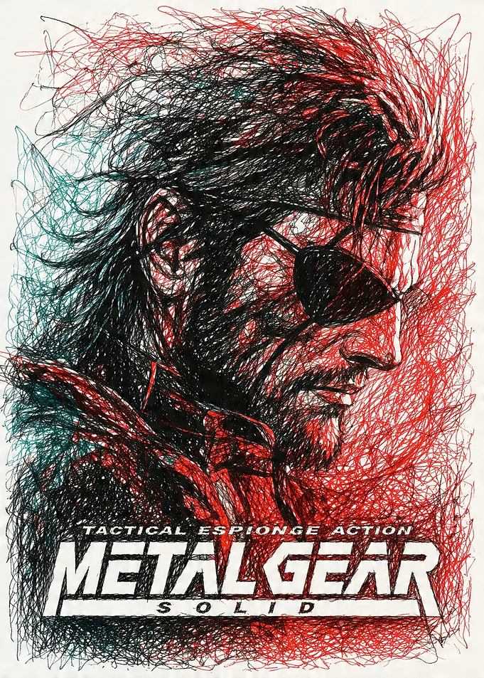 Metal Gear Solid Poster Art