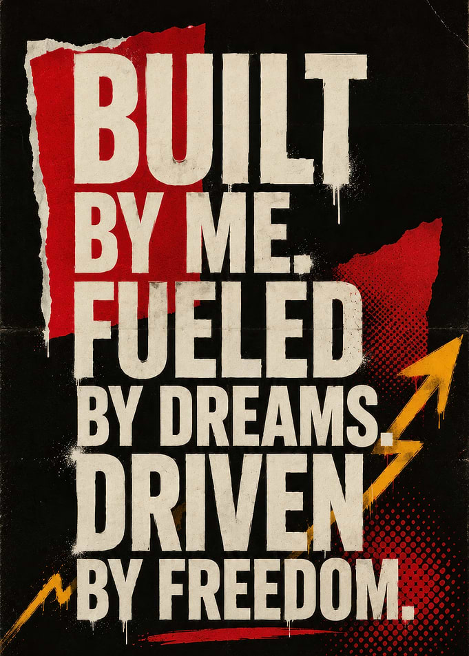 Built by Me, Fueled by Dreams, Driven by Freedom