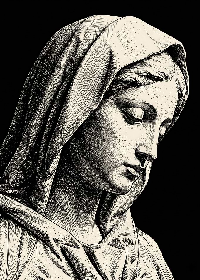 Statue of a Mourning Woman