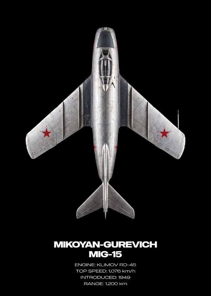 Mikoyan-Gurevich MiG-15 Jet Fighter