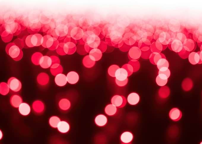 Red Bokeh Lights Background