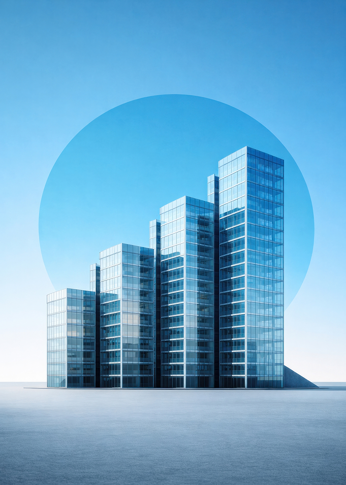 Modern Glass Skyscrapers - Modern Architectural Harmony
