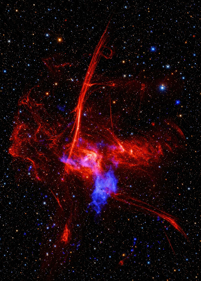Cosmic Nebula and Stars
