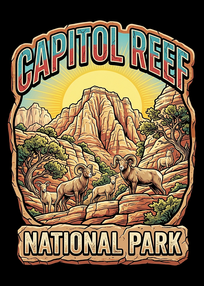Capitol Reef National Park Bighorn Sheep
