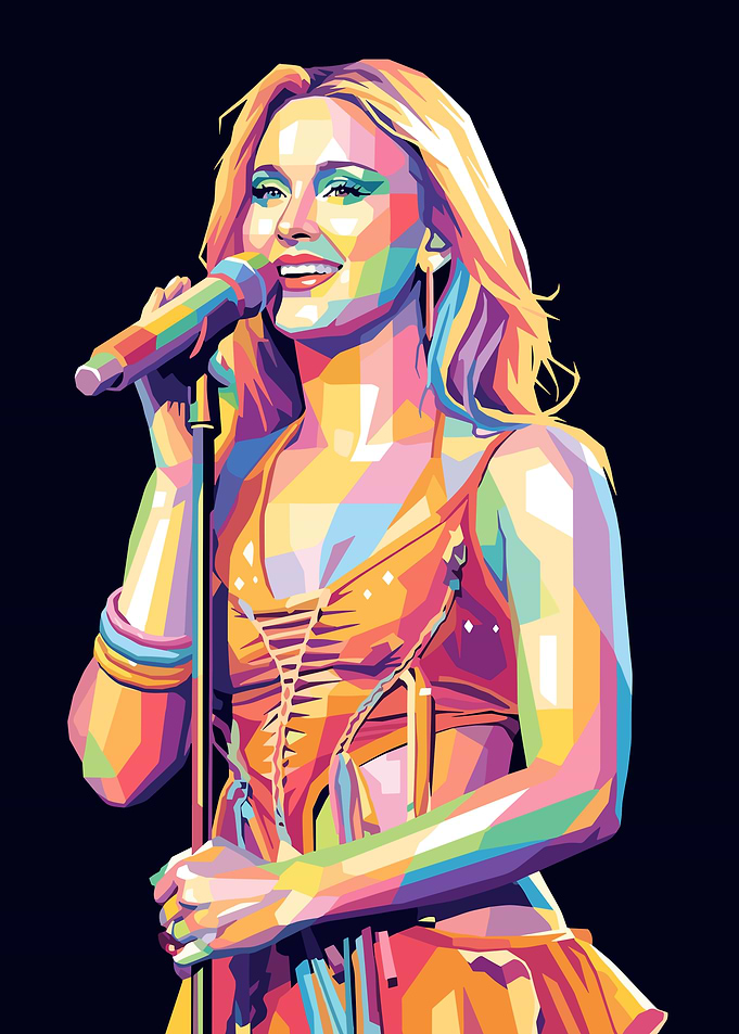Colorful Pop Art Zara Larsson