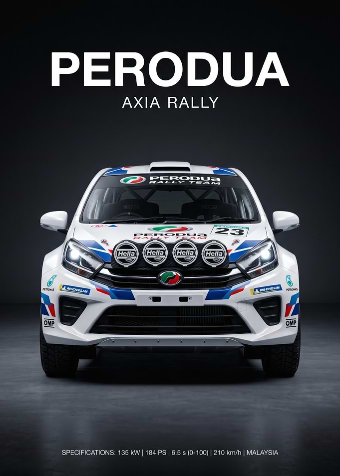 Perodua Axia Rally Car