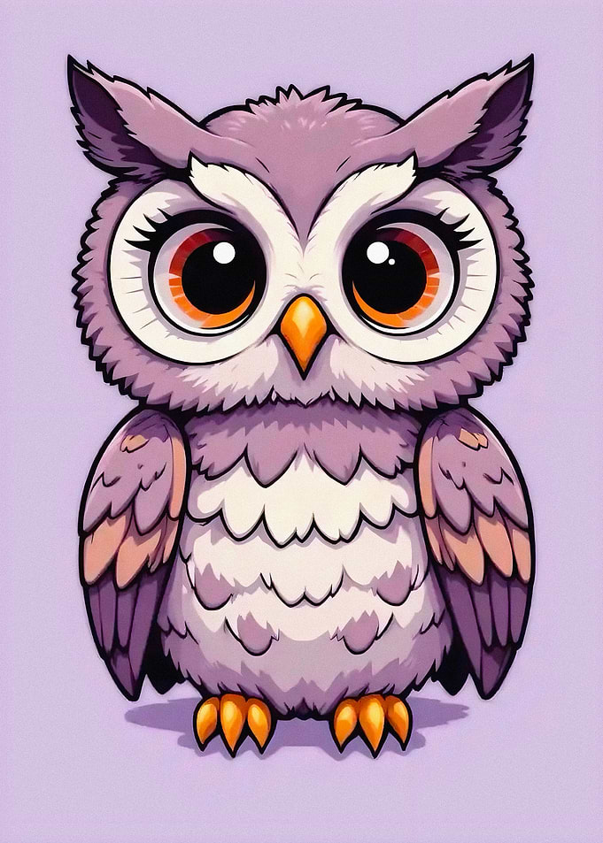 Cute Cartoon Owl