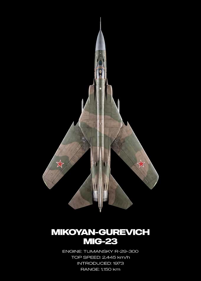 Mikoyan-Gurevich MiG-23 Fighter Jet