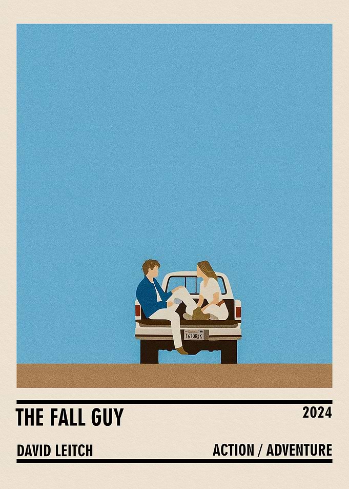The Fall Guy Minimalist Movie Poster