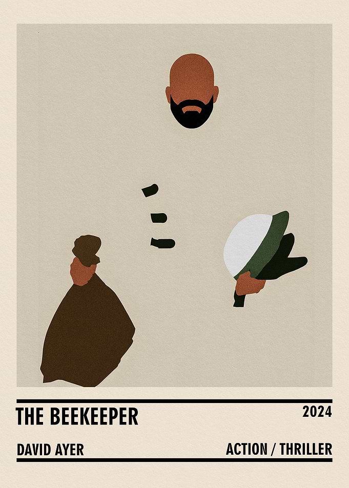 The Beekeeper Minimalist Movie Poster